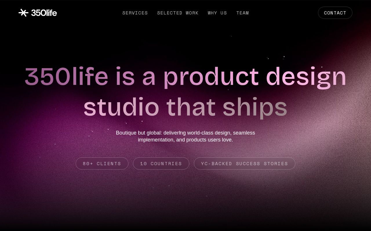350life homepage