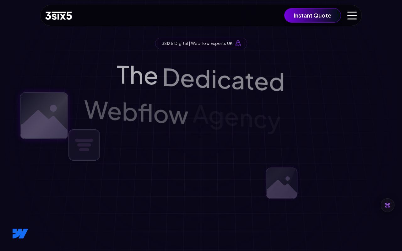 3SIX5 Digital homepage